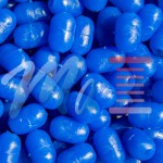 Perlitas brillantes, azules y ovaladas agujero 8x12-2,5mm anti-ruptura